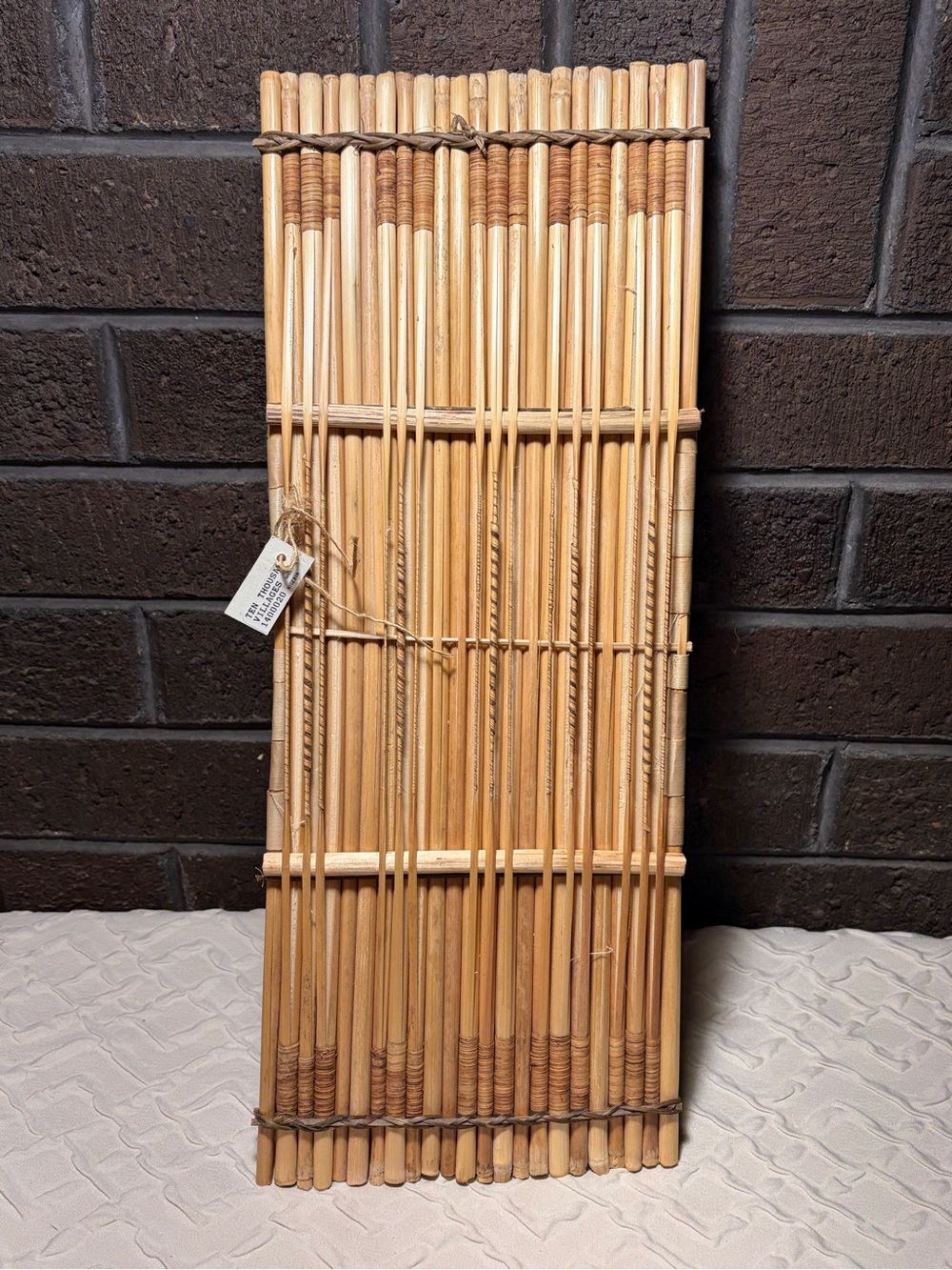 ✨ VINTAGE 90s/00s Nigerian Bamboo Raft Zither Folk Instrument World Decor ✨